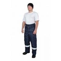 Брюки утепленный БУ-2 с СОП (ткань оксфорд, т.синий)